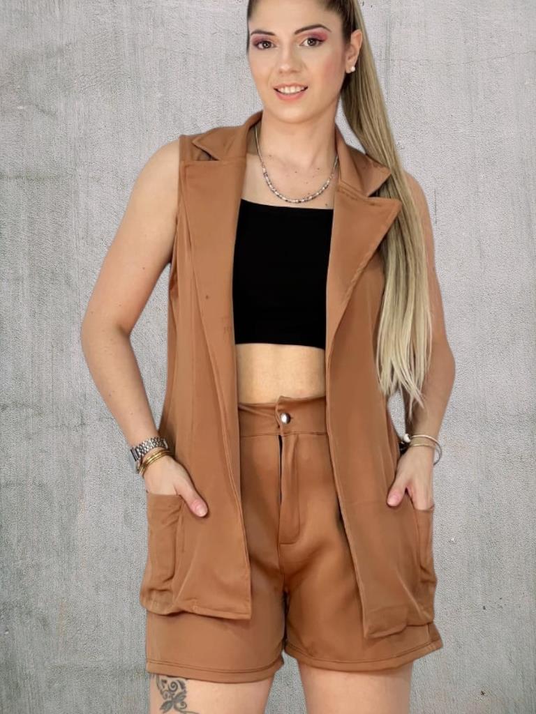 Chaleco Dama Sastrero LISO T5 (bordo)